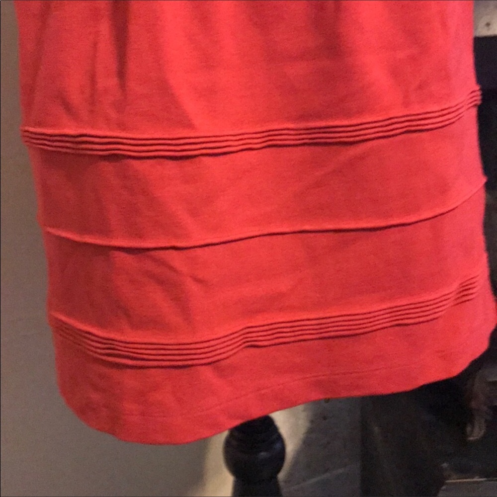 Trendy J. Crew Red Skirt - Picture 3 of 6